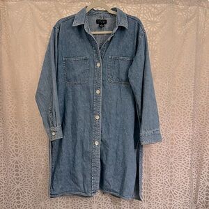 👗 Vintage Limited Jeans Denim Shirt Dress